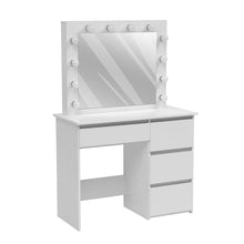 Load image into Gallery viewer, 43cm D Hollywood Dressing Table with Large Lighted Mirror Dressing Tables Living and Home