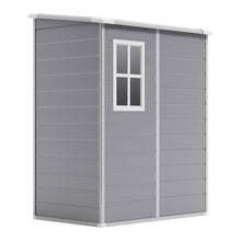 Load image into Gallery viewer, Livingandhome Outdoor Plastic Storage Shed