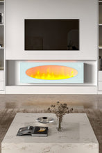 Load image into Gallery viewer, 42 Inch Freestanding Electric Fireplace 2000W 7 Vibrant Colours Wall Mounted Fireplaces Living and Home