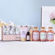 Load image into Gallery viewer, Livingandhome 6 Pcs Himalayan Bath Salts Foot Soaks Spa Gift Set
