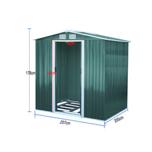 Load image into Gallery viewer, Livingandhome Large Metal Garden Tool Storage Shed