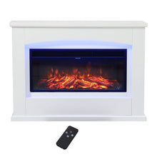 Load image into Gallery viewer, 34 Inch Electric Fireplace Suite Temperature Adjustment Room Heater 1800W Fireplaces Living and Home