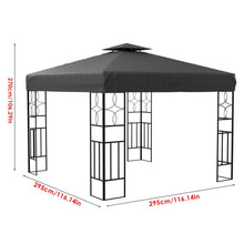 Load image into Gallery viewer, 3x3m Steel Outdoor Pergola with Minimalist Design Living and Home