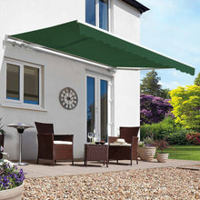 Load image into Gallery viewer, Retractable Patio Awning - Manual Shelter - Green Awnings Living and Home