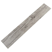 Load image into Gallery viewer, PVC Wooden Self-adhesive Laminate Flooring Planks for Home Decor Living and Home Oak Gray