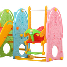 Load image into Gallery viewer, Colourful Toddler Swing and Slide Playset Indoor Outdoor Living and Home