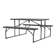 Load image into Gallery viewer, Livingandhome Foldable Picnic Table and Bench Set