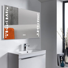 Load image into Gallery viewer, Modern Fog-Free LED Horizontal Bathroom Mirror, Surface Mount Living and Home
