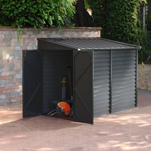 Load image into Gallery viewer, Livingandhome Outdoor Steel Storage Shed