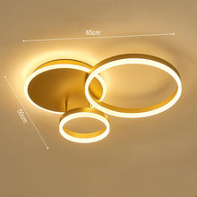 Load image into Gallery viewer, 2/3.5 ft Circles Ceiling Light with LED Dimmable/Non-Dimmable Ceiling Lights Living and Home
