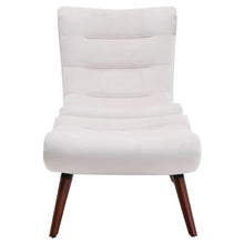 Load image into Gallery viewer, Modern Yellow Curved Accent Recliner with Ottoman Recliners Living and Home