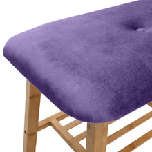 Load image into Gallery viewer, Shoe Bench Bamboo 2 Tier with Shoe Storage Rack Bench Living and Home