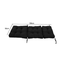 Load image into Gallery viewer, Livingandhome Adirondack Patio Chair Cushion - Black