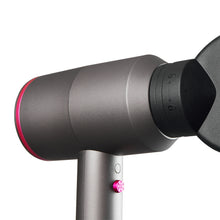 Load image into Gallery viewer, Grey Hair Dryer with 2 Nozzles and 1 Diffuser