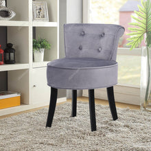 Load image into Gallery viewer, Velvet Vanity Stool with Thick Cushion Living and Home