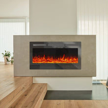 Load image into Gallery viewer, 40 Inch Real Flame Wall-Mounted Electric Fireplace Wall Mounted Fireplaces Living and Home