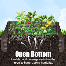 Load image into Gallery viewer, Garden Planter Raised Bed Outdoor Vegetable Plants Flowers Pots Box