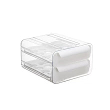 Load image into Gallery viewer, Double-layer Transparent Egg Storage Drawer Box Kitchen Storage Baskets Living and Home
