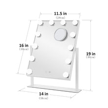 Load image into Gallery viewer, Adjustable Large Rectangular Lighted Makeup Mirror Living and Home