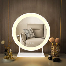 Load image into Gallery viewer, Contemporary Round Vanity Mirror with LED Lights Living and Home