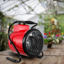 Load image into Gallery viewer, Electric Forced Air Patio Heater Cylinder 3KW Heater Living and Home