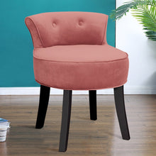 Load image into Gallery viewer, Stool for Dressing Table Chair Bedroom Velvet Makeup Pink/Grey Dressing Table Stool Living and Home