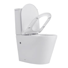 Load image into Gallery viewer, 80cm H 2-Piece Elongated Toilet with Dual Flush Toilet Living and Home