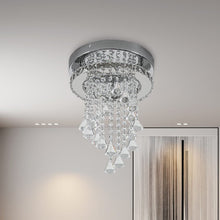 Load image into Gallery viewer, Modern Crystal Ceiling Light with Droplets Cool White Living and Home