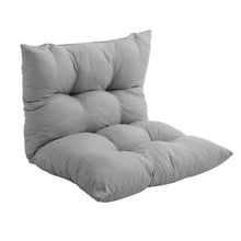 Load image into Gallery viewer, Livingandhome Light Grey Rectangular Tufted Bench Cushion Seat Pad