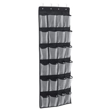Load image into Gallery viewer, 24 Pocket Fabric Door Hanging Storage Bag with Hooks Shelves & Racks Living and Home