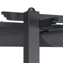 Load image into Gallery viewer, 300CM Elegant Aluminum Patio Pergola with Sun-Shade Canopy Living and Home