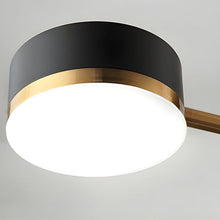 Load image into Gallery viewer, Lightsin Minimalist Gold and Black Ceiling Light Lightsin