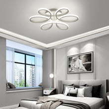 Load image into Gallery viewer, Floral 6 Rings Modern LED Ceiling Light Non-Dimmable Petal Flower-Shaped Light Ceiling Light Living and Home