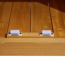 Load image into Gallery viewer, 97cm H Outdoor Solid Wood Storage Cabinet Garden Tool Shed Garden Sheds Living and Home