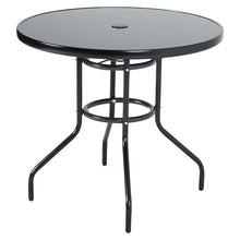 Load image into Gallery viewer, Outdoor Round Dining Set Tempered Glass Table and Rattan Chairs GARDEN DINING SETS Living and Home