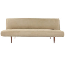 Load image into Gallery viewer, 3 Seater Upholstered Sofa Bed Couch with Wood Legs Living and Home