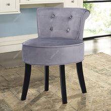 Load image into Gallery viewer, Velvet Vanity Stool with Thick Cushion Living and Home