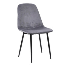 Load image into Gallery viewer, Set of 2 Velvet Upholstered Dining Chairs Rhombus Patterned Back Living and Home