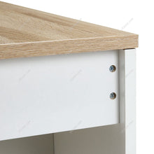 Load image into Gallery viewer, Wooden Bar Table with Open Shelves Living and Home
