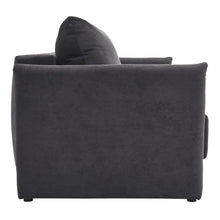 Load image into Gallery viewer, Grey 3-Seater Sleeper Sofa Bed polyester/corduroy Living and Home