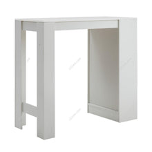 Load image into Gallery viewer, Wooden Bar Table with Open Shelves Living and Home