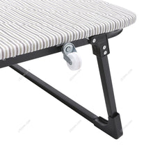 Load image into Gallery viewer, Metal Bifold Folding Bed With Wheels Living and Home