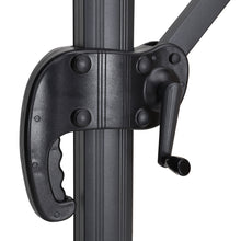 Load image into Gallery viewer, Dark Grey 3 x 3 m Square Cantilever Parasol Outdoor Hanging Umbrella for Garden and Patio Parasols Living and Home