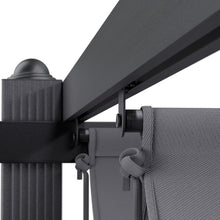 Load image into Gallery viewer, 300CM Elegant Aluminum Patio Pergola with Sun-Shade Canopy Living and Home