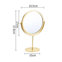 Load image into Gallery viewer, Minimalist Portable Rotating Desktop Mirror Makeup Mirror Living and Home