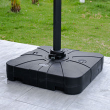 Load image into Gallery viewer, Dark Grey 3 x 3 m Square Cantilever Parasol Outdoor Hanging Umbrella for Garden and Patio Parasols Living and Home