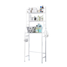 Load image into Gallery viewer, 3 Tiers Metal Bathroom Organizer Over Toilet Rack Storage Shelves Shower Caddies Living and Home