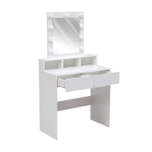 Load image into Gallery viewer, 145cm H Makeup Dressing Table with Lighted Mirror Dressing Tables Living and Home