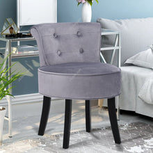 Load image into Gallery viewer, Velvet Vanity Stool with Thick Cushion Living and Home