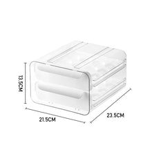Load image into Gallery viewer, Double-layer Transparent Egg Storage Drawer Box Kitchen Storage Baskets Living and Home